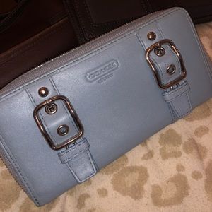 Coach wallet, baby blue